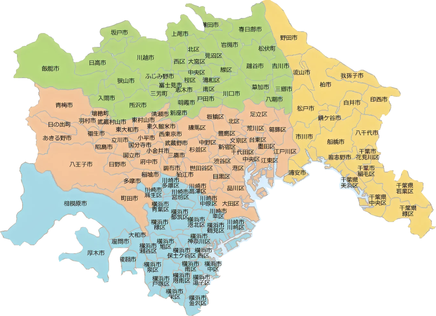 配送エリア地図