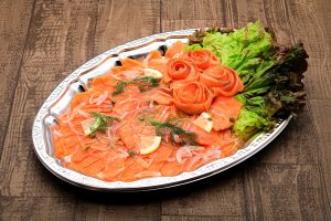 スモークサーモンのマリネ